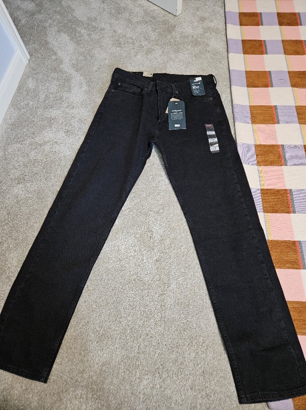 Levis 505 Mens Jeans Size W34 L34 NWT Black